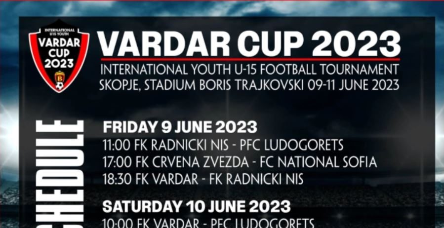 Екипи од Србија, Бугарија и Холандија на фудбалскиот „Вардар Куп 2023“