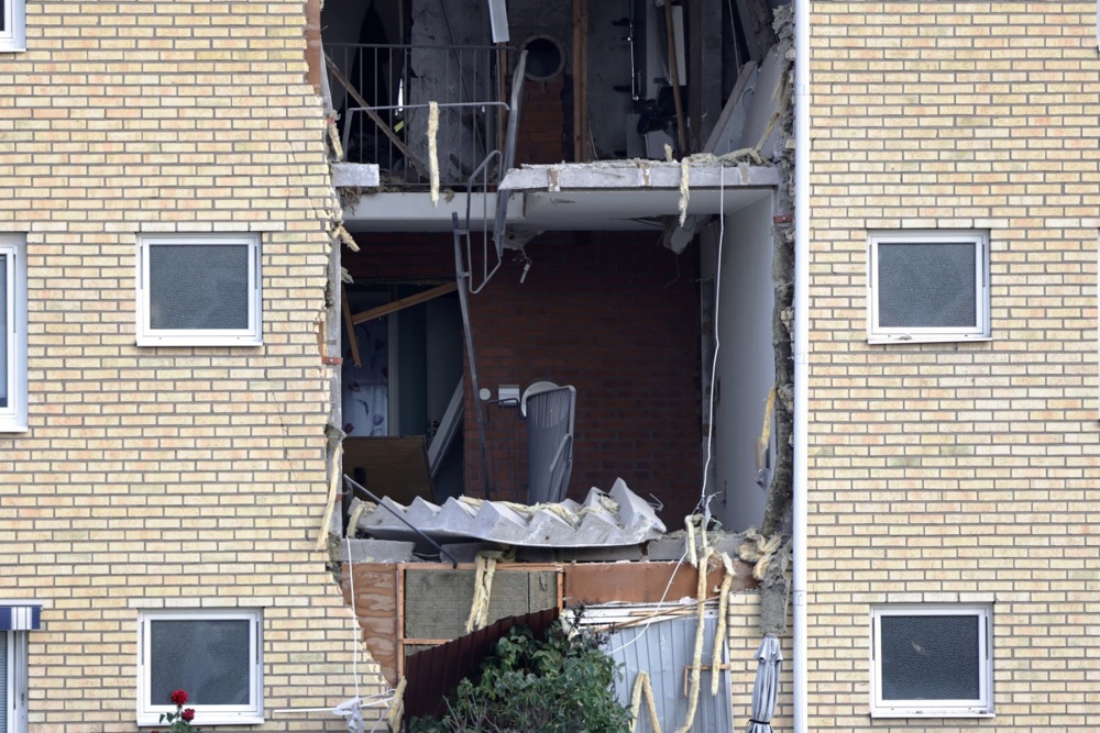 Силни експлозии во згради во Шведска, има повредени