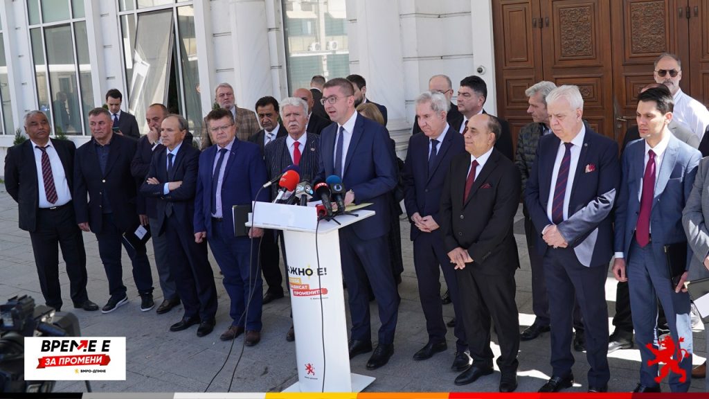 Мицкоски: Коалицијата на ВМРО-ДПМНЕ „Твоја Македонија“ застанува зад бранот на промени за стабилна и силна Македонија