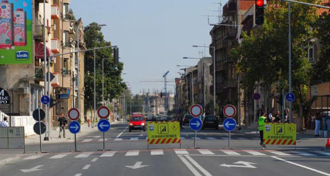 Посебен режим на сообраќај во Скопје в сабота