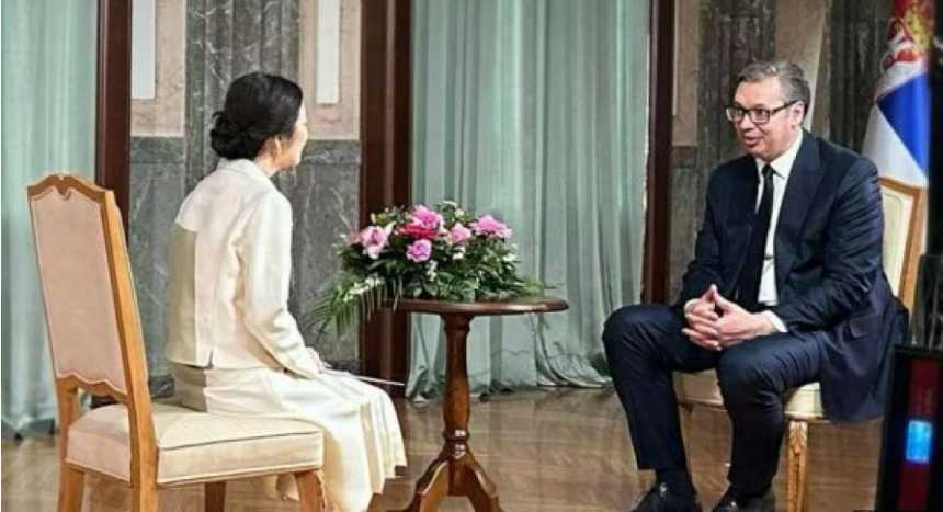 Вучиќ хит во Кина: 300 милиони луѓе го гледале интервјуто на претседателот на Србија за кинеската телевизија