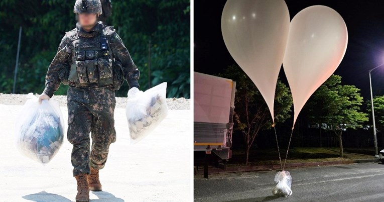Северна Кореја и испрати балони полни со измет на Јужна Кореја, стаса и предупредување: „Останете во затворено“
