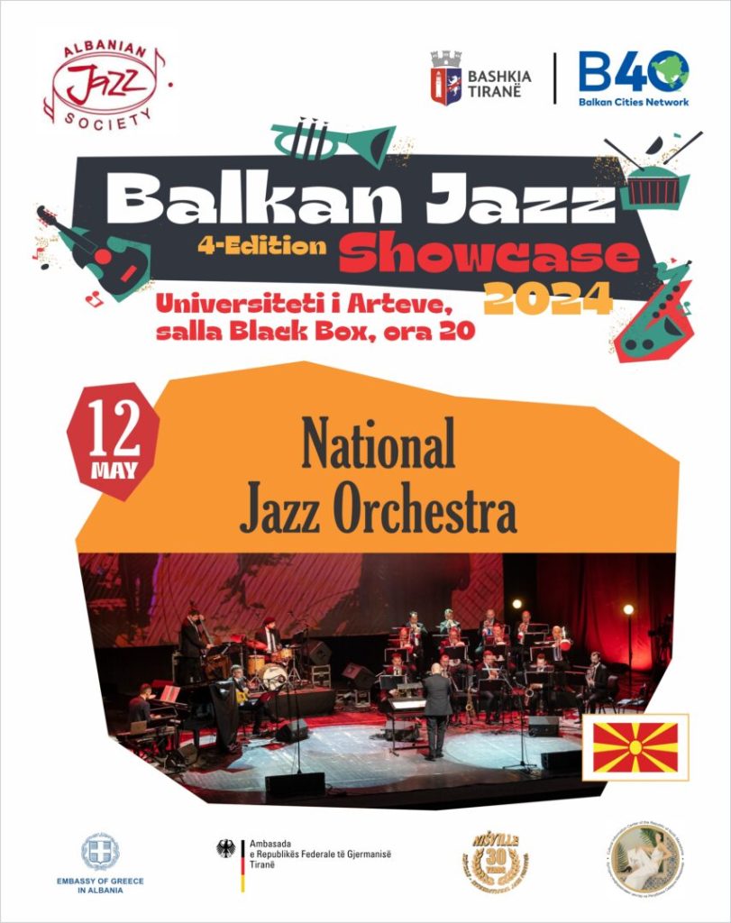 Настап на Националниот џез оркестар на The Balkan Jazz Showcase-2024 во Тирана