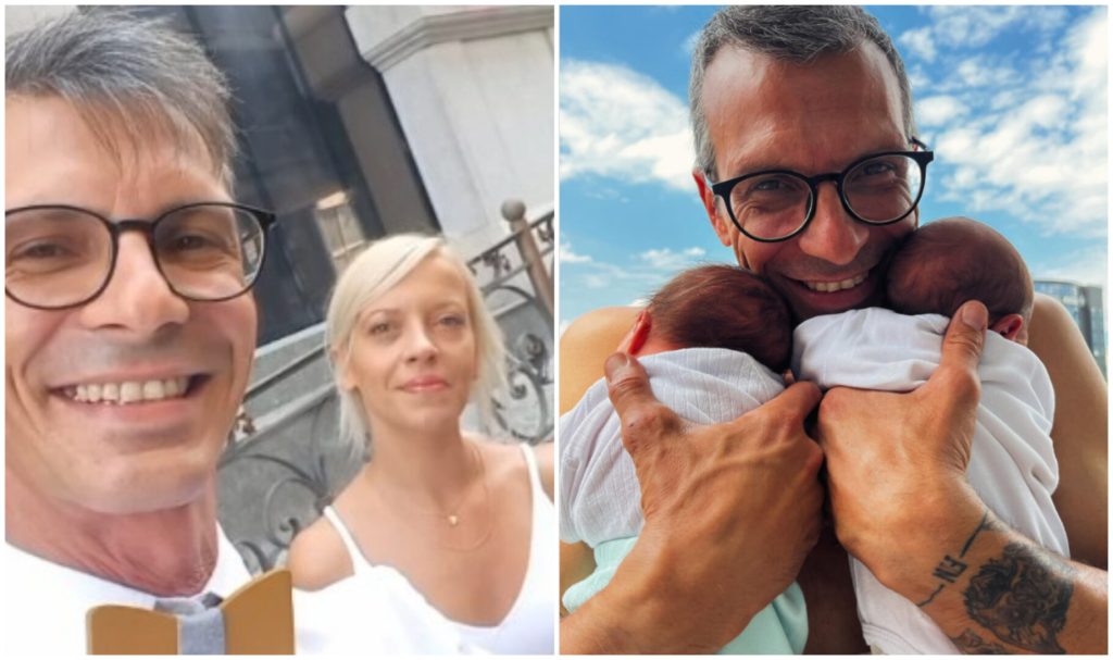 Марко Новески објави прва фотка со близначињата: „Мојата дупла среќичка“