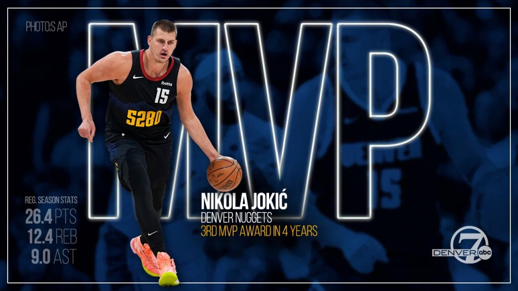 Јокиќ трет пат во кариерата е МВП во НБА