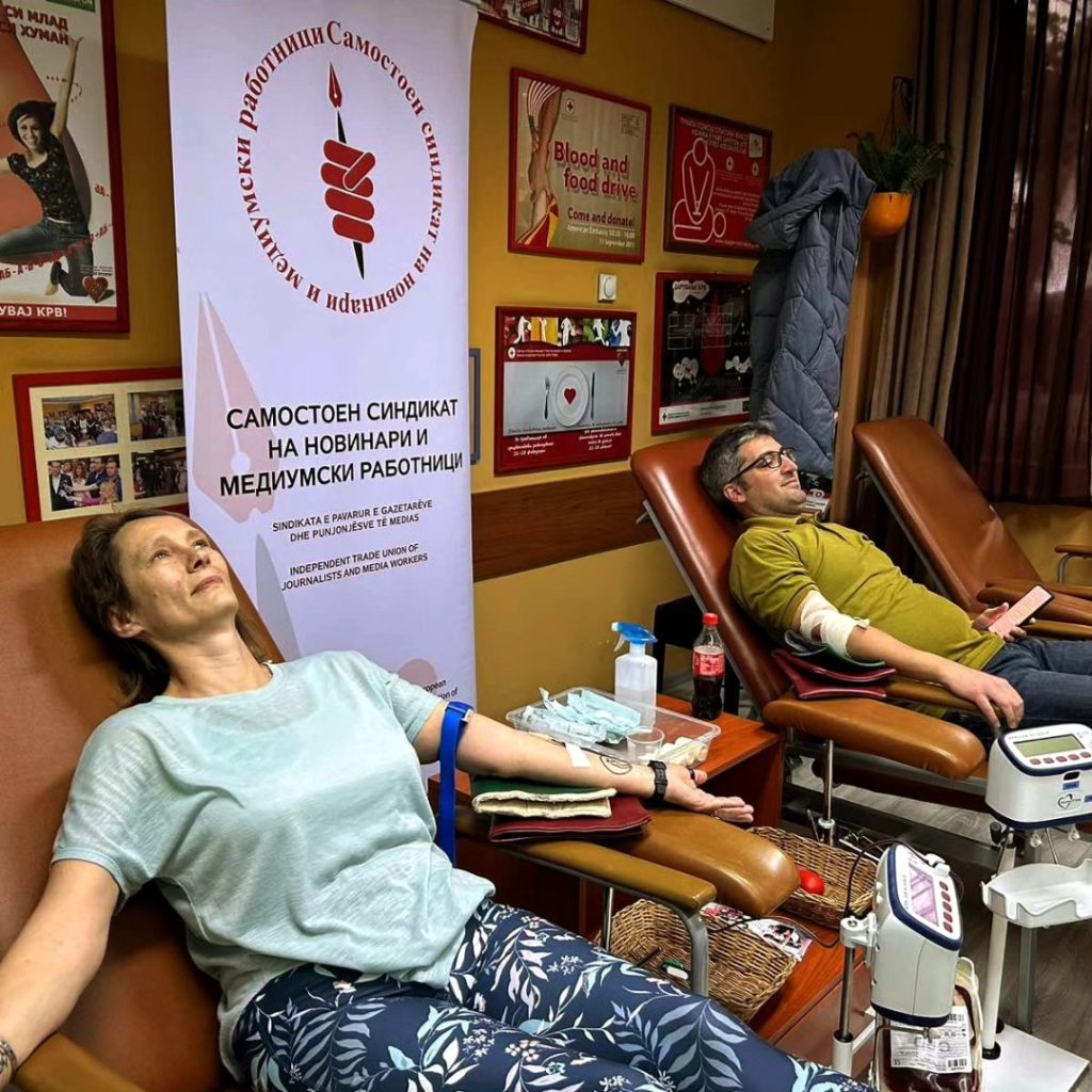 Со крводарителска акција одбележан Светскиот ден на слобода на медиумите