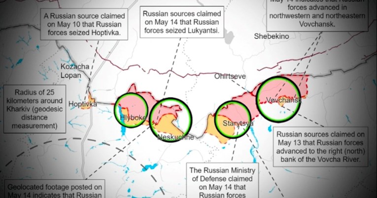 Русите користат нови тактики во Харков, проценува Институтот за проучување на војната