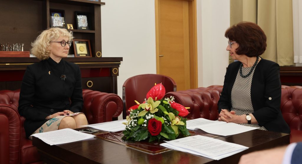 Сиљановска Давкова се сретна со украинската амбасадорка Дир