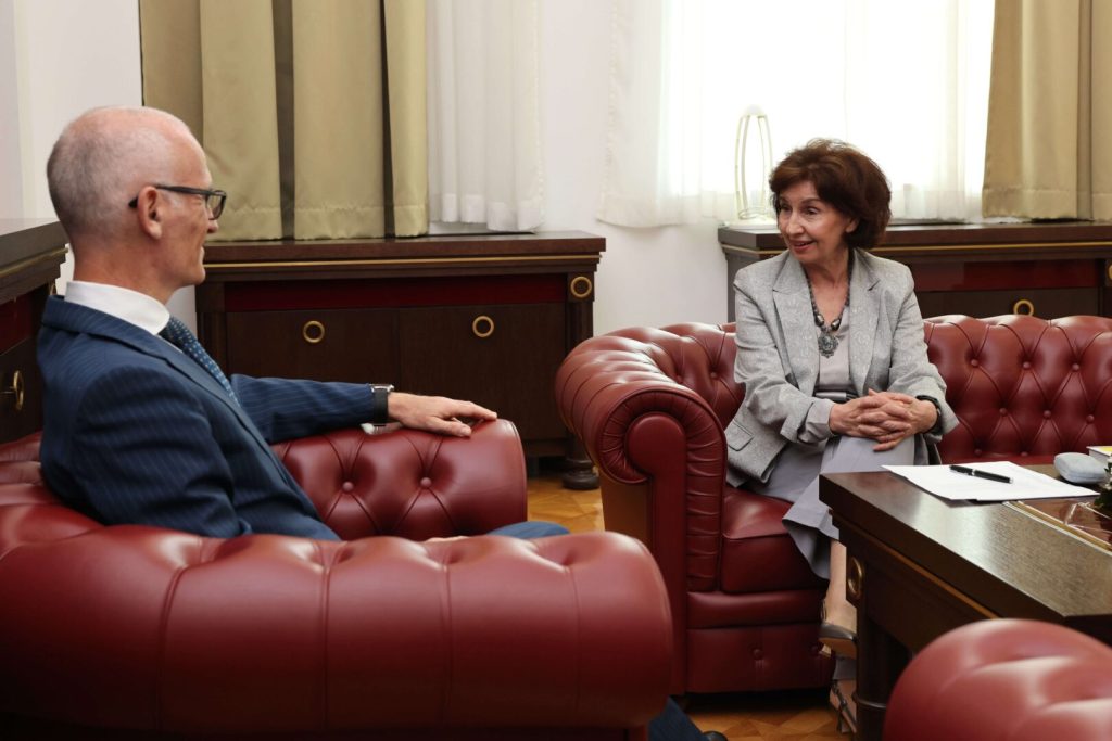 Силјановска се сретна со италијанскиот амбасадор Силвестри