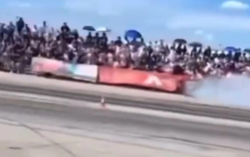 (Видео) Aвтомобил излета во публиката на трка во Осиек, има повредени