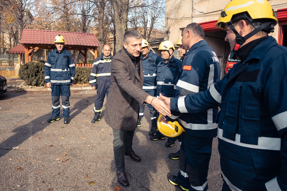 Перински во посета на ТППЕ Куманово: Подобрена е ефикасноста за заштита и превенција од пожари во североисточниот регион