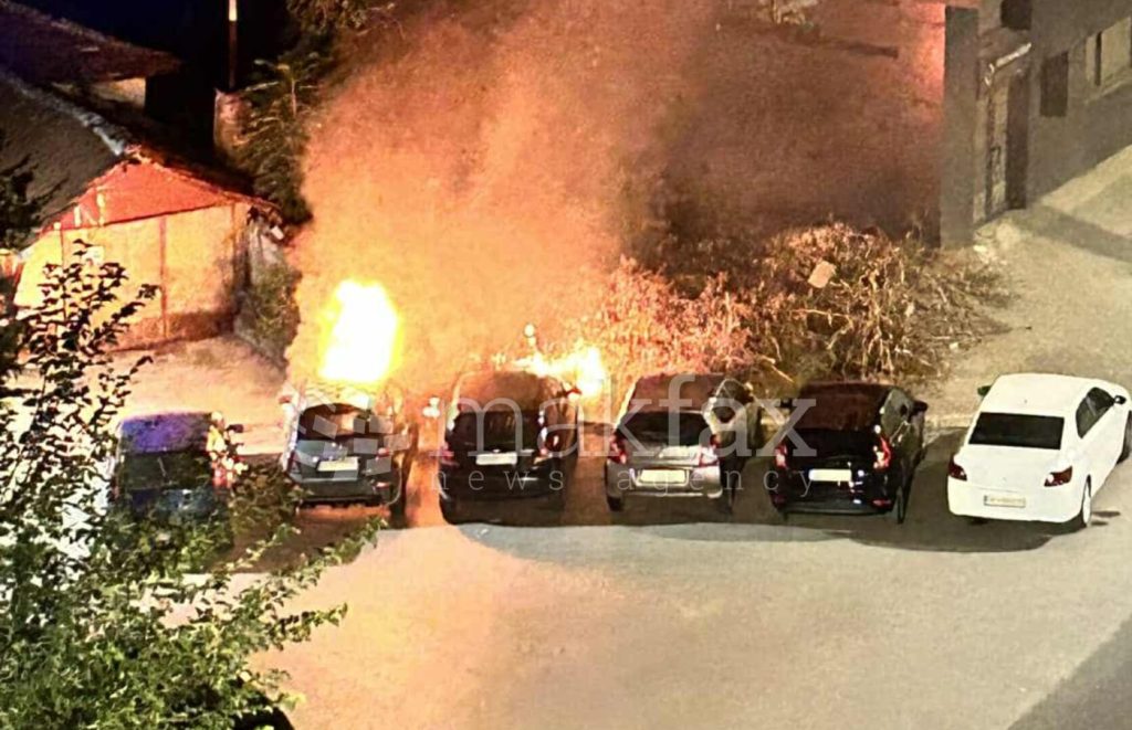 МВР со детали за пожарот во Карпош, пеплосани се две возила