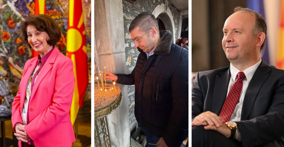 Државниот врв со божиќни честитки: Пораки за мир, семејство и солидарност