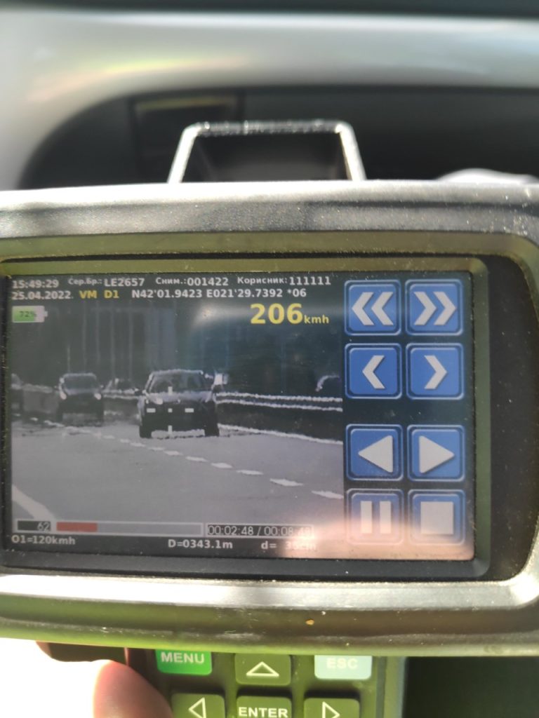 Возеле со активна забрана, без положен возачки испит и со фалсификувана возачка дозвола: уапсени осум возачи во Велес, Делчево, скопско, Битола и Прилеп