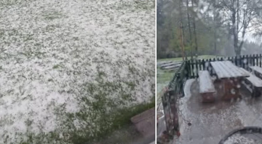 Невреме со град и силен ветер ја зафати Словенија