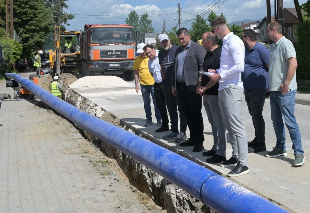 Општина Илинден: Реконструирана водоводна мрежа на ул. „9“