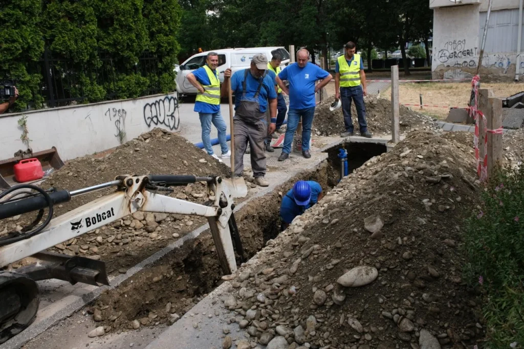 Почна реконсктрукцијата на водоводната мрежа во Долно Нерези