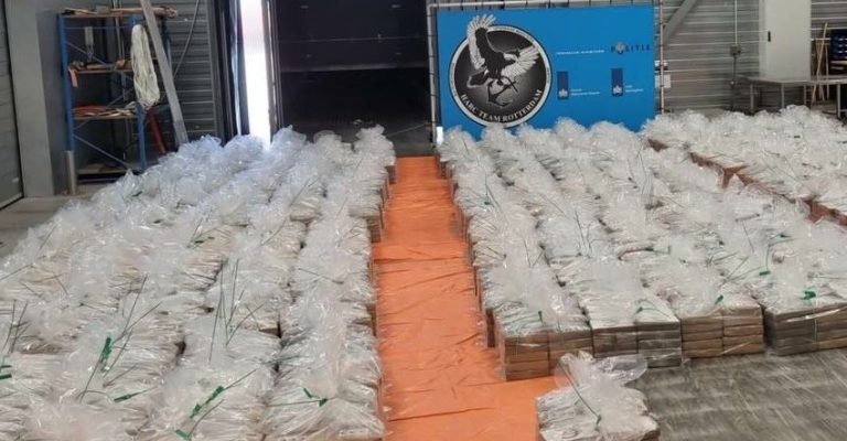 откриени повеќе од осум тони кокаин од палети со банани