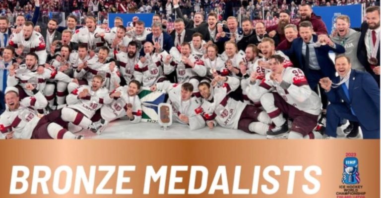letonija bronza -hokej
